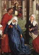 WEYDEN, Rogier van der Seven Sacraments Altarpiece France oil painting artist
